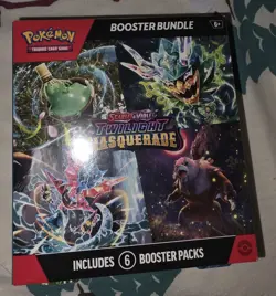 Pokemon TCG Scarlet & Violet Twilight Masquerade Booster Bundle, 6 packs, Sealed - Image 2