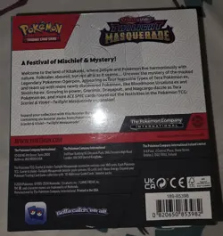 Pokemon TCG Scarlet & Violet Twilight Masquerade Booster Bundle, 6 packs, Sealed - Image 3