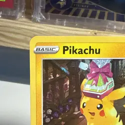 Pokemon Go Pikachu Holo Black Star Promo SWSH234 TCG W/ Swirl - Image 3