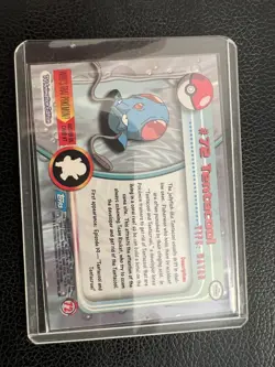 Pokemon Tentacool #72 Topps Series 1 Blue Logo 1st Printing Holo Foil (LP) - Image 2