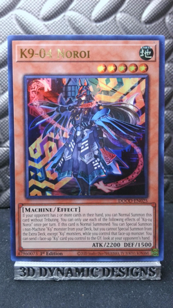 | Yugioh K9-04 Noroi DOOD-EN025 1st Ultra Rare Doom Of Dimensions NM/M 🔥 | - Image 1