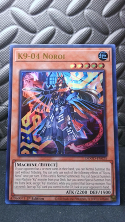 | Yugioh K9-04 Noroi DOOD-EN025 1st Ultra Rare Doom Of Dimensions NM/M 🔥 | - Image 2