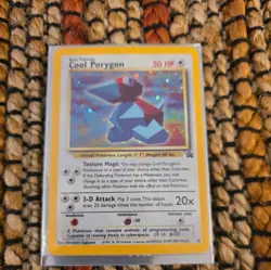 Pokemon Holo Sealed Cool Porygon 15/53 WOTC Promo Vintage Card NM Near Mint TCG - Image 3