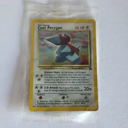 Pokemon TCG Cool Porygon - WoTC #15 Official Promo Card SWIRL Holo Foil SEALED - Image 1