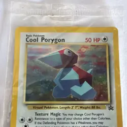 Pokemon TCG Cool Porygon - WoTC #15 Official Promo Card SWIRL Holo Foil SEALED - Image 4