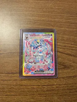 2025 Pokemon SV Prismatic Evolutions Sylveon ex Rare SIR #156/131🔥 Fast ship - Image 1