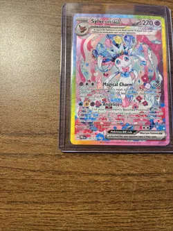 2025 Pokemon SV Prismatic Evolutions Sylveon ex Rare SIR #156/131🔥 Fast ship - Image 3