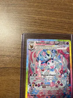 2025 Pokemon SV Prismatic Evolutions Sylveon ex Rare SIR #156/131🔥 Fast ship - Image 4