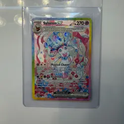Sylveon EX 156/131 SV Prismatic Evolutions SIR Holo Pokemon Card FRESH PULL NM/M - Image 1