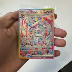 Sylveon EX 156/131 SV Prismatic Evolutions SIR Holo Pokemon Card FRESH PULL NM/M - Image 2