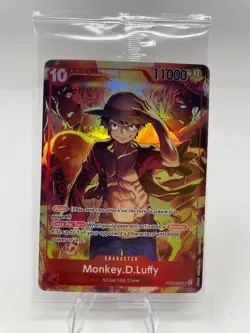 Monkey.D.Luffy (Treasure Booster Set) ST10-006 One Piece Promotion Cards- Sealed - Image 1