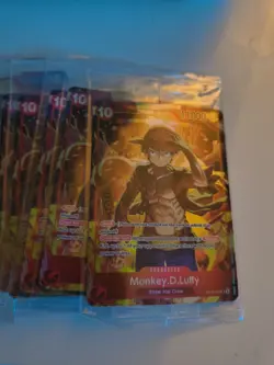 Monkey.D.Luffy (Treasure Booster Set) ST10-006 One Piece Promotion Cards Sealed - Image 2