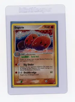 Dugtrio Holo EX Crystal Guardians 5/100 Rare Pokemon Card MP #29 - Image 1