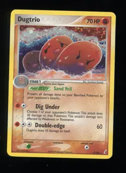 Dugtrio Holo EX Crystal Guardians 5/100 Rare Pokemon Card MP #29 - Image 2