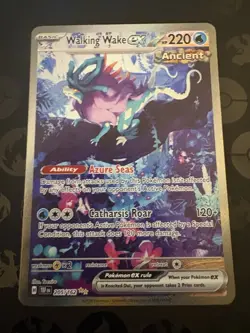 Pokemon Walking Wake ex Special Illustration Rare SV05: Temporal Forces 205/162 - Image 1
