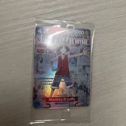 One Piece Monkey D. Luffy US Voyage College Basketball Card Rutgers 1/23 IN HAND - Image 3