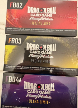 Dragon Ball Super Fusion World Card Game FB02 FB03 FBo4 Boxen 420 Cards Neu OVP - Image 3