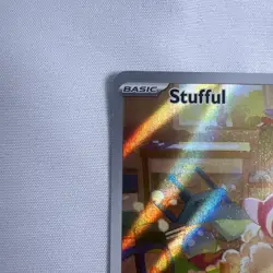 Pokemon TCG Stufful 154/132 Illustration Rare ME01: Mega Evolution Near Mint - Image 3