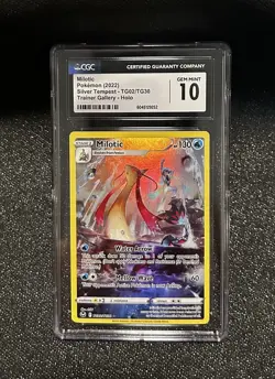 Pokemon Milotic Trainer Gallery Holo Silver Tempest Tg02/tg30 CGC Gem Mint 10 - Image 1