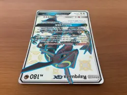 Rayquaza GX 177A/168 Hidden Fates Alternate Art Holo Pokemon Brazilian Card NM - Image 4