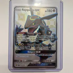 Rayquaza GX 177a/168 Hidden Fates Alternate Art Shiny Pokemon Card NM-Mint - Image 1