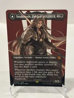 Sephiroth, Fabled SOLDIER (0382) (Borderless) Final Fantasy Regular - Image 1