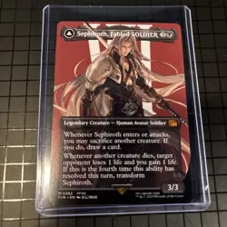 Sephiroth, Fabled SOLDIER (0382) (Borderless) Final Fantasy Regular - Image 1