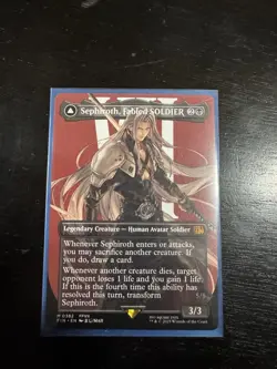 Sephiroth, Fabled SOLDIER (0382) (Borderless) Final Fantasy Regular - Image 1
