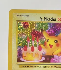 Birthday Pikachu - Celebrations Classic Collection #24 - Black Star Promo - NM/M - Image 5