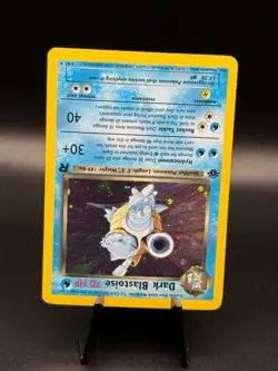 Dark Blastoise 1st Edition 3/82 Team Rocket Holo Rare Pokemon Card TCG - NM/LP - Image 2