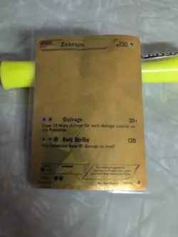 Pokemon TCG Zekrom EX Special Illustration Card 115/113 See Pics Card Damaged - Image 1