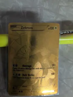 Pokemon TCG Zekrom EX Special Illustration Card 115/113 See Pics Card Damaged - Image 4