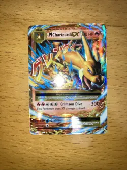 Pokemon TCG Mega-Charizard-EX Holo Rare Card Evolutions 13/108 - Image 1
