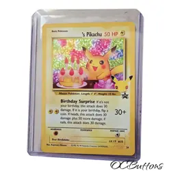 Pokemon Pikachu Celebrations Birthday Surprise 25th Anniversary Promo Card - Image 1