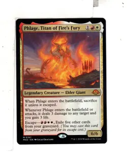 MTG SkeenAB Phlage Titan of Fire's Fury from MH3. NM. - Image 1