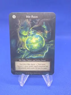Sorcery Contested Realm Beta Mix Aqua Regular Elite Artifact NM - Image 1