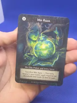 Sorcery Contested Realm Beta Mix Aqua Regular Elite Artifact NM - Image 2