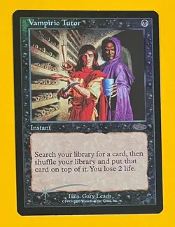 MTG VAMPIRIC TUTOR (Foil) Judge Promo 2000 (OldManMTG 013-125) - Image 1