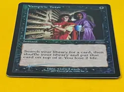 MTG VAMPIRIC TUTOR (Foil) Judge Promo 2000 (OldManMTG 013-125) - Image 5