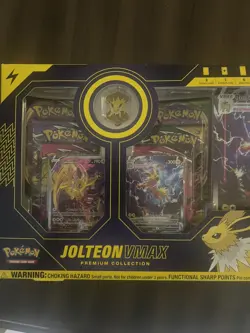 Pokemon TCG Jolteon VMAX Premium Collection Box New Sealed Box Eeveelutions - Image 1