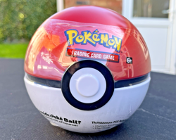 POKEMON TCG RED POKEBALL TIN H19 ANCIENT ORIGINS LOST THUNDER BURNING SHADOWS - Image 1