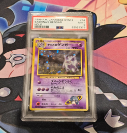 Sabrina's Gengar - 1999 Pokemon Japanese Gym 2 Holo #94 PSA 9 - Banned Art - Image 1
