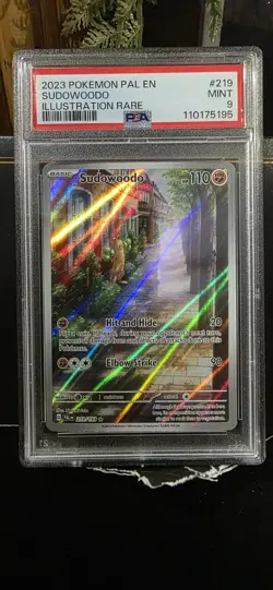 Sudowoodo 219/193 IR - Paldea Evolved - Illustration Rare Pokemon 2023 PSA 9 - Image 1