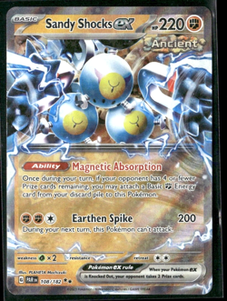 Sandy Shocks ex - 108/182 - Paradox Rift (PAR) Double Rare Holo Pokemon TCG - Image 1