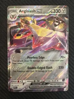 Aegislash ex - SV04: Paradox Rift (PAR) 135/182 Pokemon TCG - Image 1