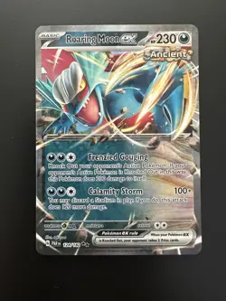 Roaring Moon ex - SV04: Paradox Rift (PAR) 124/182 Double Rare Pokemon TCG - Image 1