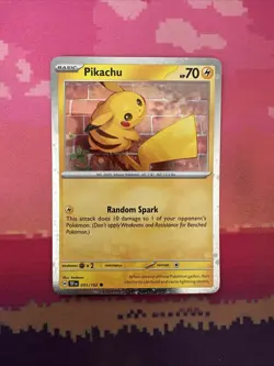 Pokemon Card Pikachu Temporal Forces Cosmo Holo 051/162 Near Mint - Image 1