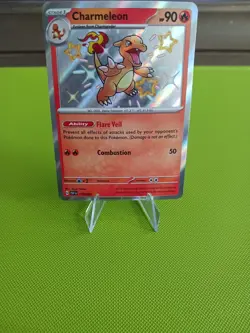 Charmeleon (Shiny Rare) 110/091 Pokemon Scarlet & Violet Paldean Fates - Image 1