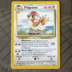 Pokemon TCG Pidgeotto 22/102 Base Set Unlimited NM - Image 1