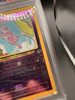 Pokemon TCG Southern Islands Mew 1/18 Reverse Holo PSA 8 NM-MT Double Swirls - Image 4